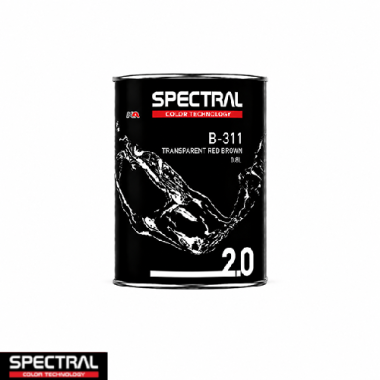 Spectral BASE 2.0 B-311 Transparent Red Brown 0,8L – Professionele Basislak Mengkleur voor Kleurmenging