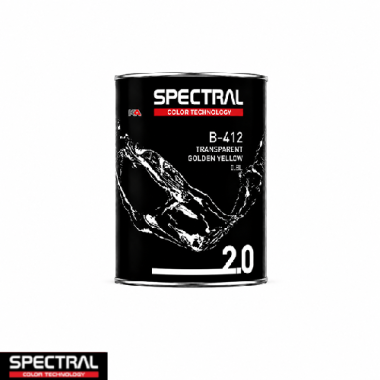 Spectral BASE 2.0 B-412 Transparent Golden Yellow 0,8L – Professionele Basislak Mengkleur voor Kleurmenging