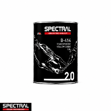 Spectral BASE 2.0 B-414 Transparent Yellow Oxide – 0,8 L Solventgedragen Basislak Mengkleur