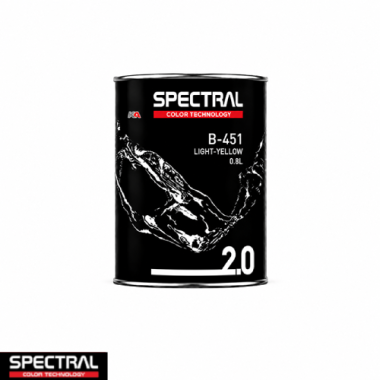 Spectral BASE 2.0 B-451 Light Yellow 0,8L – Professionele Basislak Mengkleur voor Kleurmenging