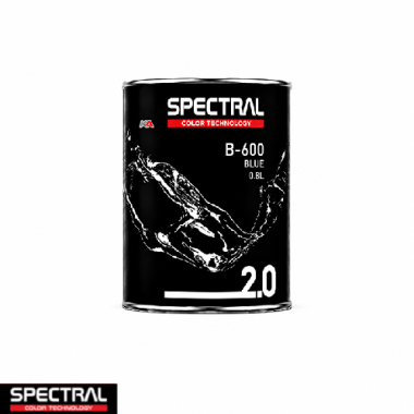 Spectral BASE 2.0 B-600 Blue 0,8L – Professionele Basislak Mengkleur voor Kleurmenging