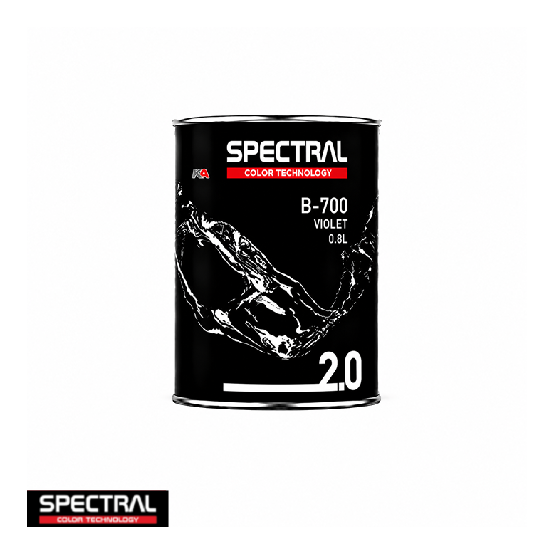 Spectral BASE 2.0 B-700 Violet – 0,8 L Solventgedragen Basislak Mengkleur