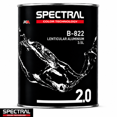Spectral BASE 2.0 B-822 Fine Lenticular Aluminium 3,5L – Professionele Basislak Mengkleur voor Kleurmenging