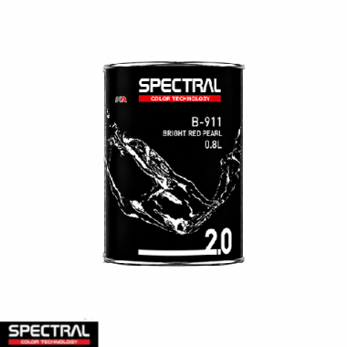 Spectral BASE 2.0 B-911 Bright Red Pearl – 0,8 L Solventgedragen Basislak Mengkleur