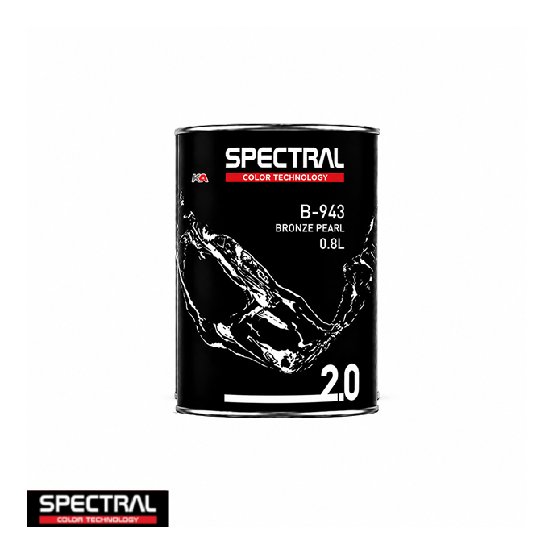 Spectral BASE 2.0 B-943 Bronze Pearl 0,8L – Professionele Basislak Mengkleur voor Kleurmenging