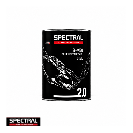Spectral BASE 2.0 B-950 Blue Green Pearl 0,8L – Professionele Basislak Mengkleur voor Kleurmenging