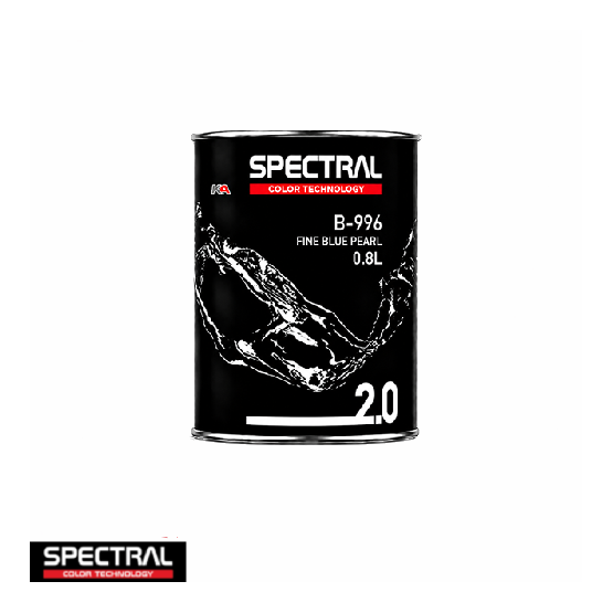 Spectral BASE 2.0 B-996 Fine Blue Pearl – 0,8 L Solventgedragen Basislak Mengkleur