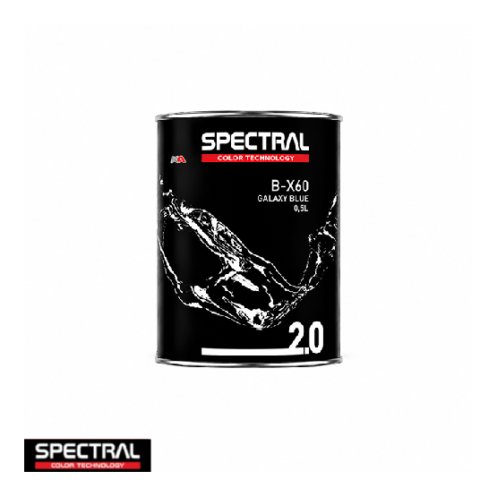 Spectral BASE 2.0 B-X60 Galaxy Blue 0,5 L – XIRALLIC® Effectlak Mengkleur