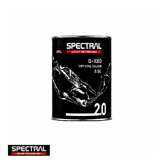 Spectral BASE 2.0 B-X80 Cristal Silver 0,5 L – XIRALLIC® Effectlak Mengkleur