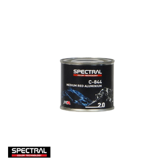 Spectral BASE 2.0 C-844 Medium Red Aluminium 0,075kg – Effectpigment voor Kleurmenging en Special Effects
