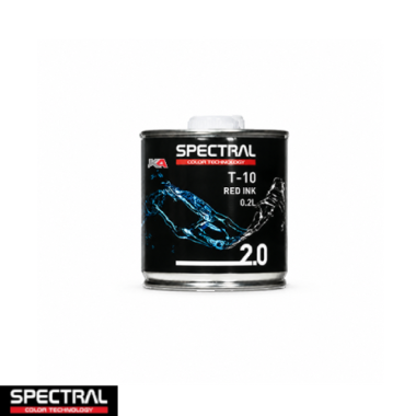 Spectral BASE 2.0 T-10 Red Ink 0,2L – Transparante Inkt voor Kleurmenging en Special Effects