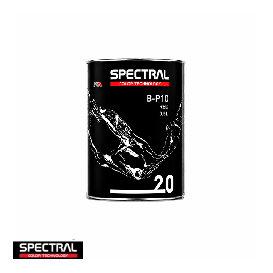 Spectral BASE 2.0 B-P10 Red 0,5L – Effectlak voor Kleurmenging en Special Effects