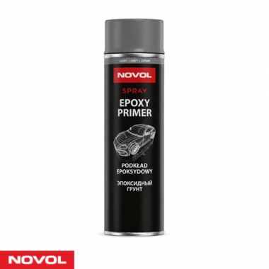 NOVOL Epoxy Primer Spuitbus 500 ml – Anti-Corrosie Epoxy Primer voor Spotrepair en Blank Metaal