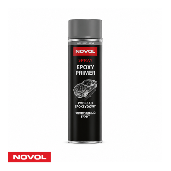 NOVOL Epoxy Primer Spuitbus 500 ml – Anti-Corrosie Epoxy Primer voor Spotrepair en Blank Metaal