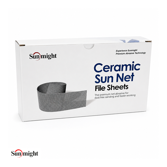 SUNMIGHT SunNet Abralon Schuurstroken P120 198 × 70 mm (50 stuks) – Voor Schuren van Plamuur en Primer