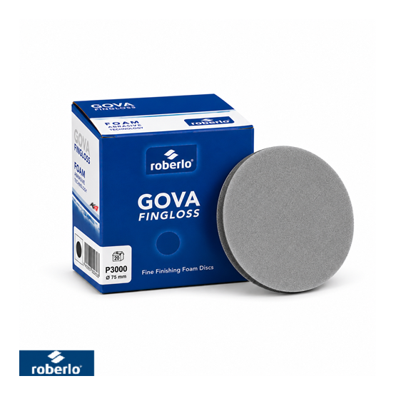 Roberlo GOVA FINGLOSS P3000 Schuurschijf 75 mm (20 stuks) – Voorpolijsten & Lakcorrectie