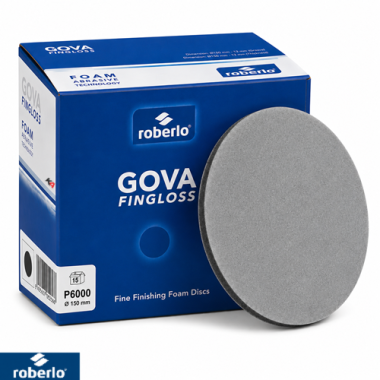 Roberlo GOVA FINGLOSS P6000 Schuurschijf 150 mm (15 stuks) – Ultrafijne Afwerking voor Polijsten
