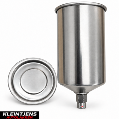 Aluminium Bovenbeker 1 Liter met Deksel voor Spuitpistool