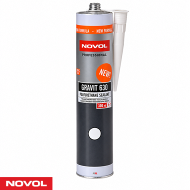 Novol Gravit 630 PU Naadkit Wit 300 ml – Overschilderbare Polyurethaan Afdichtingskit