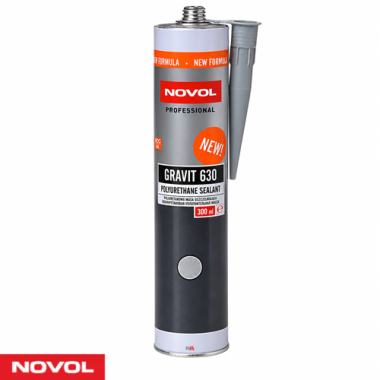 Novol Gravit 630 PU Naadkit Grijs 300 ml – Overschilderbare Polyurethaan Afdichtingskit