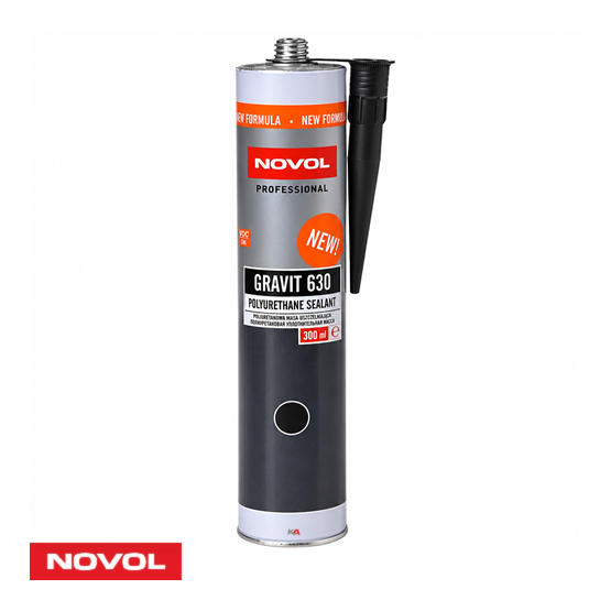 Novol Gravit 630 PU Naadkit Zwart 300 ml – Overschilderbare Polyurethaan Afdichtingskit