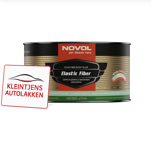 NOVOL For Classic Cars Elastic Fiber – Flexibele Vezelplamuur voor Oldtimers en Classic Cars 2KG.