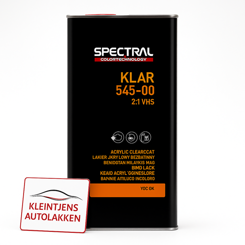 Spectral KLAR 545-00 VHS – Premium 2K Hoogglans Blanke Lak 5L